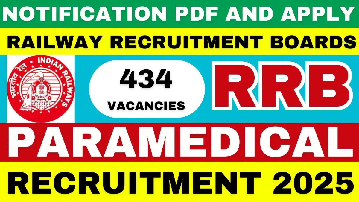 Sarkari Result RRB Paramedical Recruitment 2025